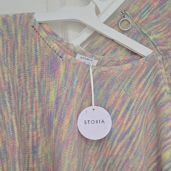 Storia Pastel Knit Ensemble 2 Piece Lounge Set Small NWT - Picture 2 of 7